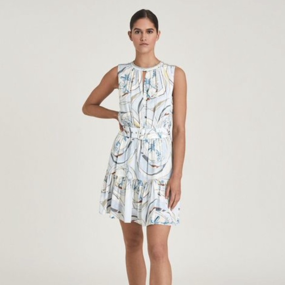 Reiss Vienna Mini DressSize US 2Grey/Blue